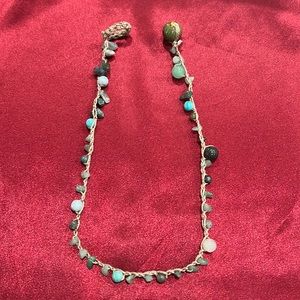 Handmade Green Agate Necklace